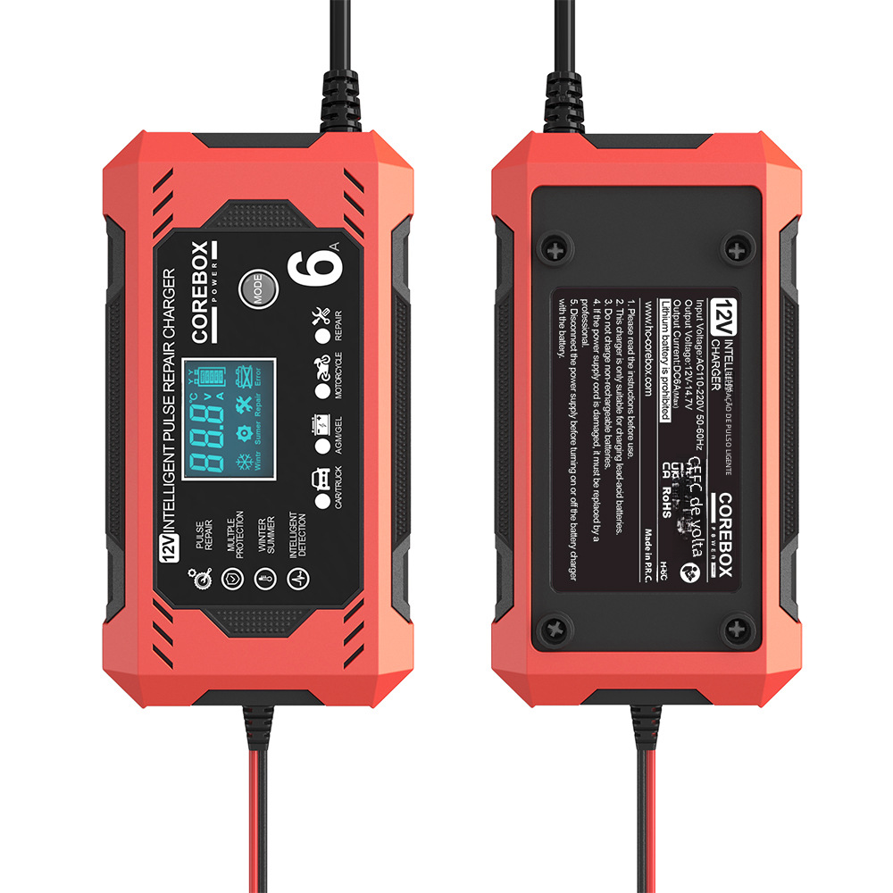 12V 6A Smart Battery Charger