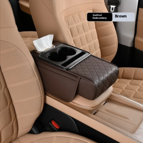 4-in-1 Car Armrest Storage Cushion